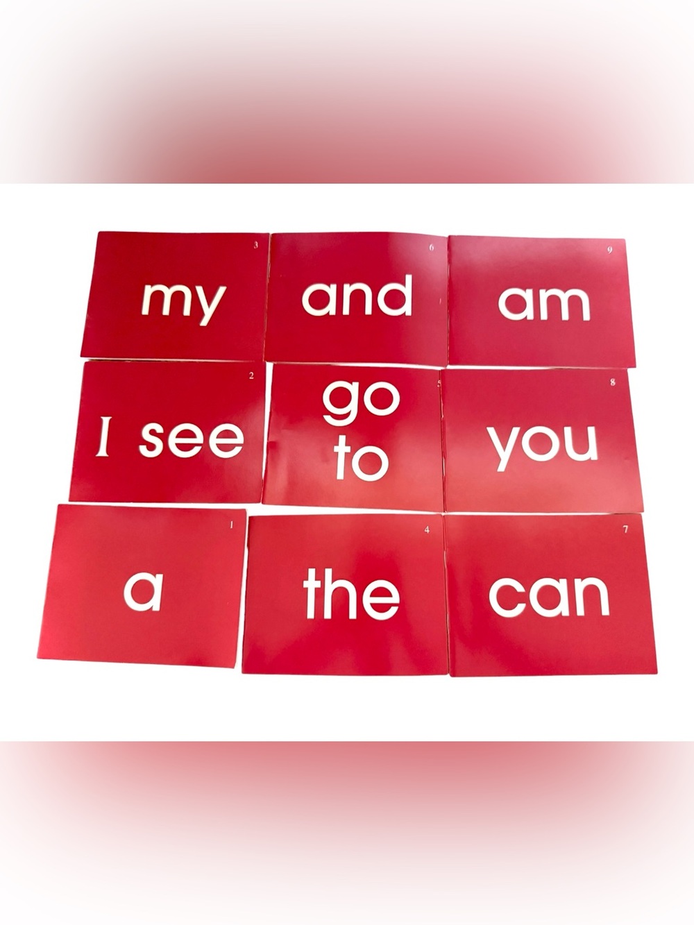 Sight Word Books- Montessori Phonogram- Learn to Read